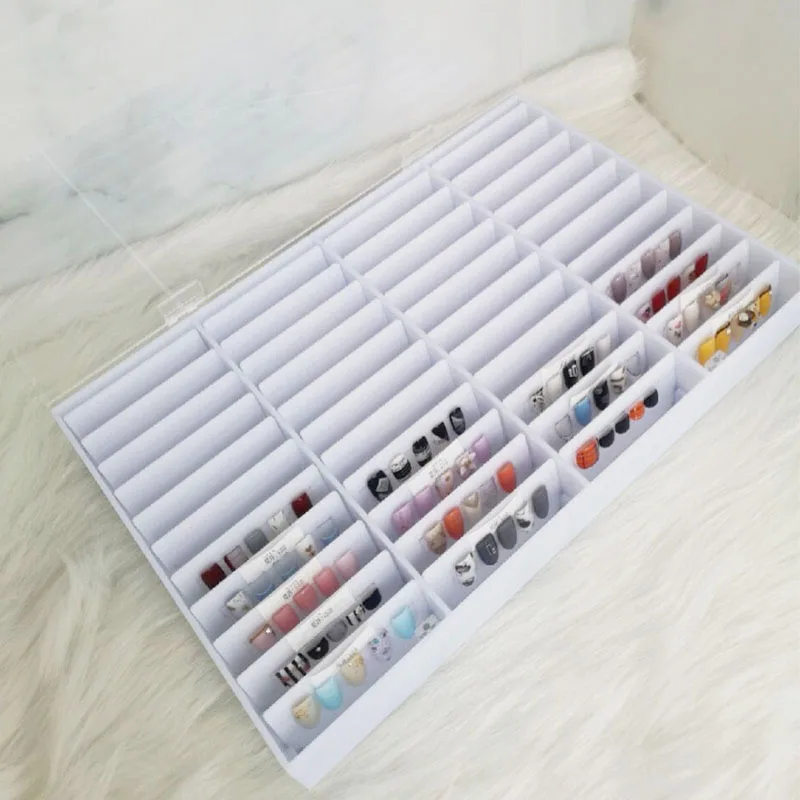 Acrylic Nail Tips Cards Display Holder Organizer Storage Box for Nail Art Training Practice
Acrylic Nail Tips Cards Display Holder Organizer Storage Box for Nail Art Training Practice