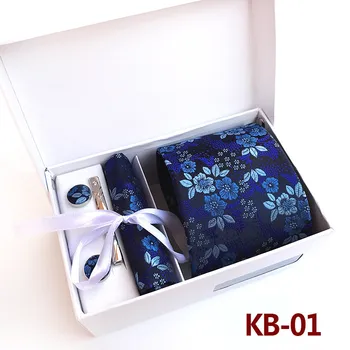 SCST Brand New Floral Print Blue Silk Ties For Men Tie Slim Neckties And Match Pocket Square Cufflink Tie clips 4 pcs Sets A078
SCST Brand New Floral Print Blue Silk Ties For Men Tie Slim Neckties And Match Pocket Square Cufflink Tie clips 4 pcs Sets A078