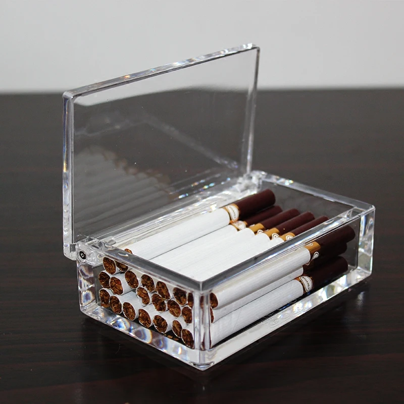 Acrylic Crystal Transparent Pocket Cigarette Case DIY Sticks Plastic Box Dustproof Multi-function Business Card Cotton Swab Box
Acrylic Crystal Transparent Pocket Cigarette Case DIY Sticks Plastic Box Dustproof Multi-function Business Card Cotton Swab Box