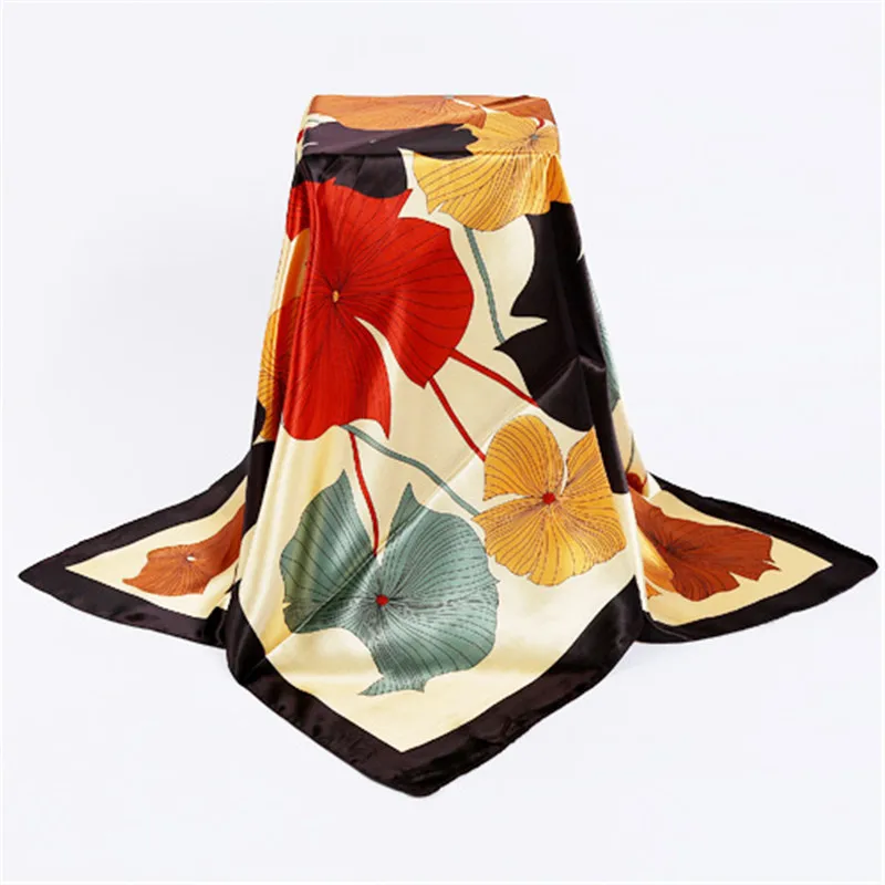 Spring Summer Scarf 2016 New Style for Women 90cm Big Square Handkerchief Airline Stewardess Professional Pashmina Flower Beige
Spring Summer Scarf 2016 New Style for Women 90cm Big Square Handkerchief Airline Stewardess Professional Pashmina Flower Beige