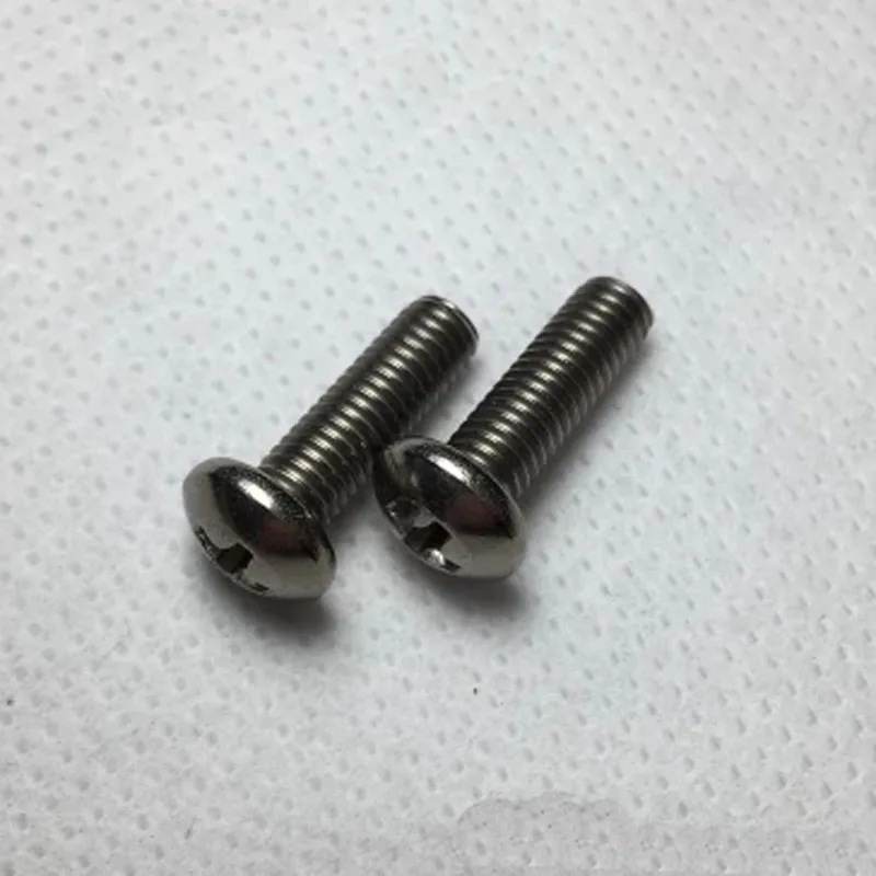 4pcs M3 A2 titanium screw Pan head cross GB818 machine pure titaniums GR2 Round heads Phillips 4mm-20mm Length
4pcs M3 A2 titanium screw Pan head cross GB818 machine pure titaniums GR2 Round heads Phillips 4mm-20mm Length
