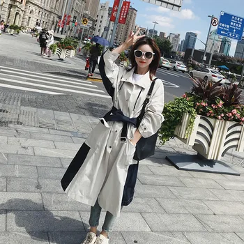 Rice White 2020 Autumn Style Korean Women Fall 2020 Trench Coat for Women Adjustable Waist Spliced
Rice White 2020 Autumn Style Korean Women Fall 2020 Trench Coat for Women Adjustable Waist Spliced