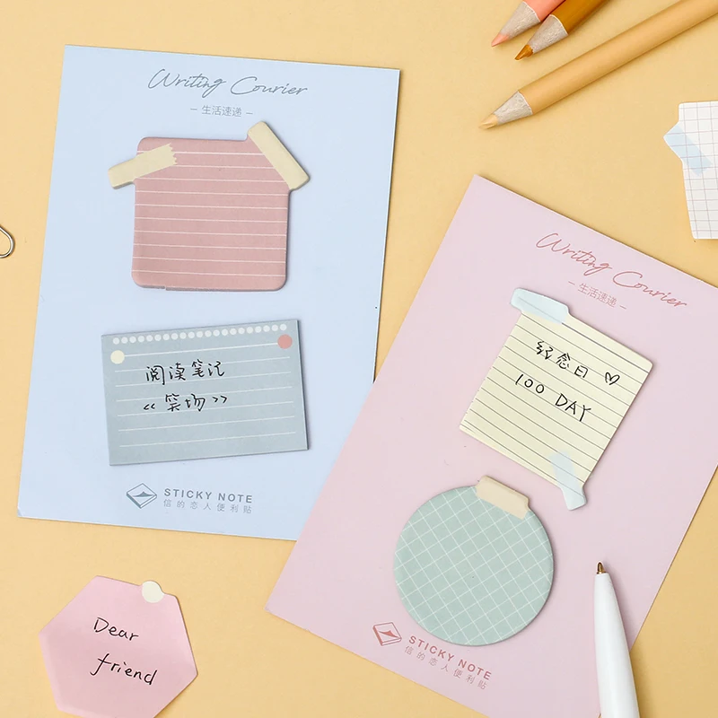 4pcs Writing courier color memo pad Creative post text sticky notes Marker it label Planner Agenda Office School supplies A6469
4pcs Writing courier color memo pad Creative post text sticky notes Marker it label Planner Agenda Office School supplies A6469