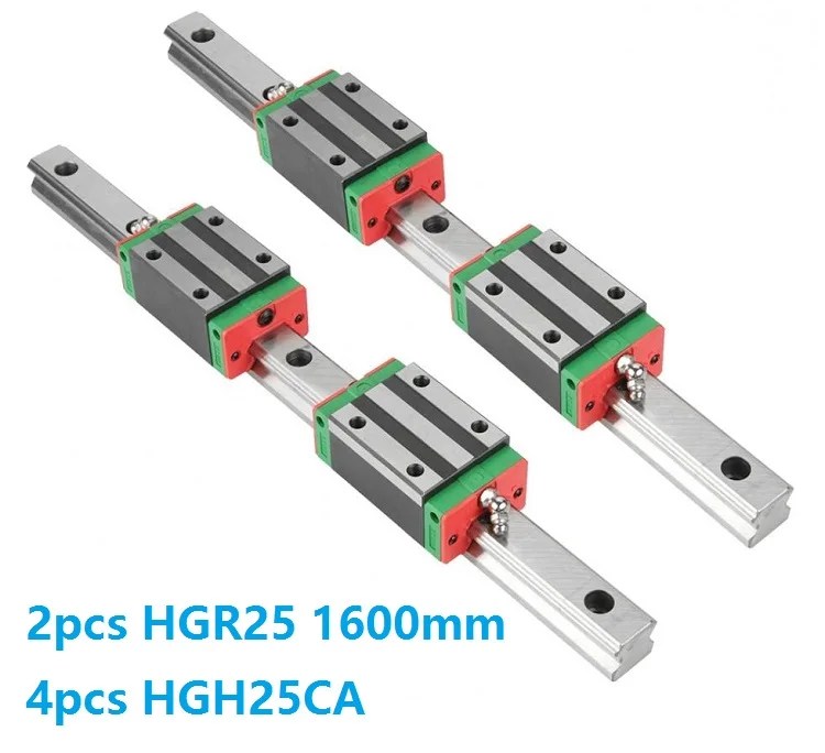 Линейная направляющая HGR25 -L 1600 мм + 4 шт. HGH25CA или HGW25CC, линейная скользящая каретка для ЧПУ, сделано в Китае, 2 шт.
Линейная направляющая HGR25 -L 1600 мм + 4 шт. HGH25CA или HGW25CC, линейная скользящая каретка для ЧПУ, сделано в Китае, 2 шт.