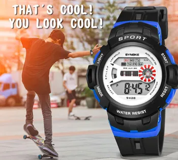 2019 Multi-Function 30M Waterproof Watch Children's LED Digital Double Action Watch LED Sport Wristwatch Drop. 3.27
2019 Multi-Function 30M Waterproof Watch Children's LED Digital Double Action Watch LED Sport Wristwatch Drop. 3.27