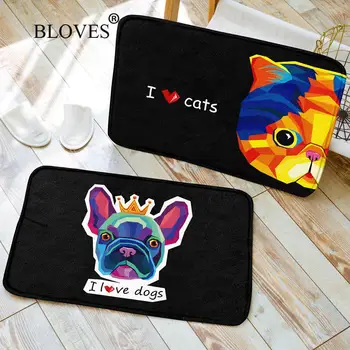 I Love Dogs & Cats Watercolor Forest Floor Mat For Living Room Black French Velvet Alfombra Bathroom Carpet Yoga Mats Kids Rug 
I Love Dogs & Cats Watercolor Forest Floor Mat For Living Room Black French Velvet Alfombra Bathroom Carpet Yoga Mats Kids Rug