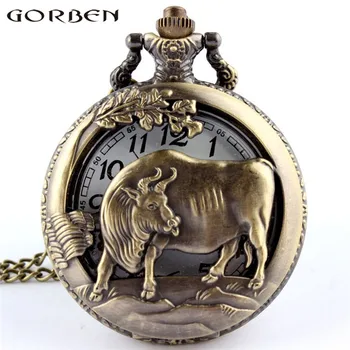 2017 Chinese Zodiac Cow Hollow Quartz Pocket Watch Necklace Pendant Fine Design Pocket Watches For Men Wome Gift With Long Chain
2017 Chinese Zodiac Cow Hollow Quartz Pocket Watch Necklace Pendant Fine Design Pocket Watches For Men Wome Gift With Long Chain