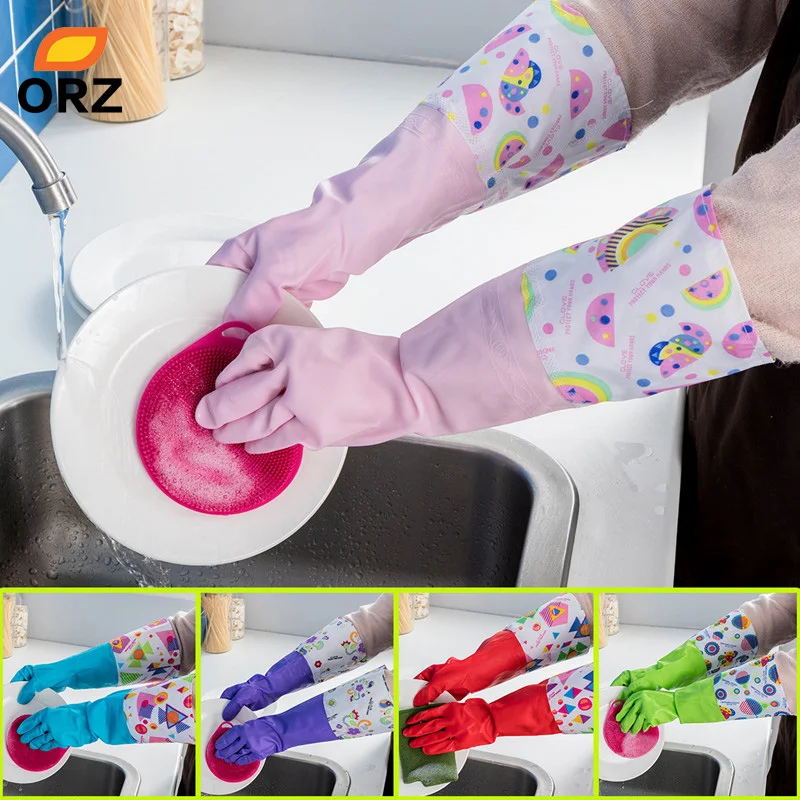1 Pair Kitchen Rubber Cleaning Gloves Durable Household Dish Washing Gloves Kitchen Laundry Cleaning Tools Garden Gloves
1 Pair Kitchen Rubber Cleaning Gloves Durable Household Dish Washing Gloves Kitchen Laundry Cleaning Tools Garden Gloves