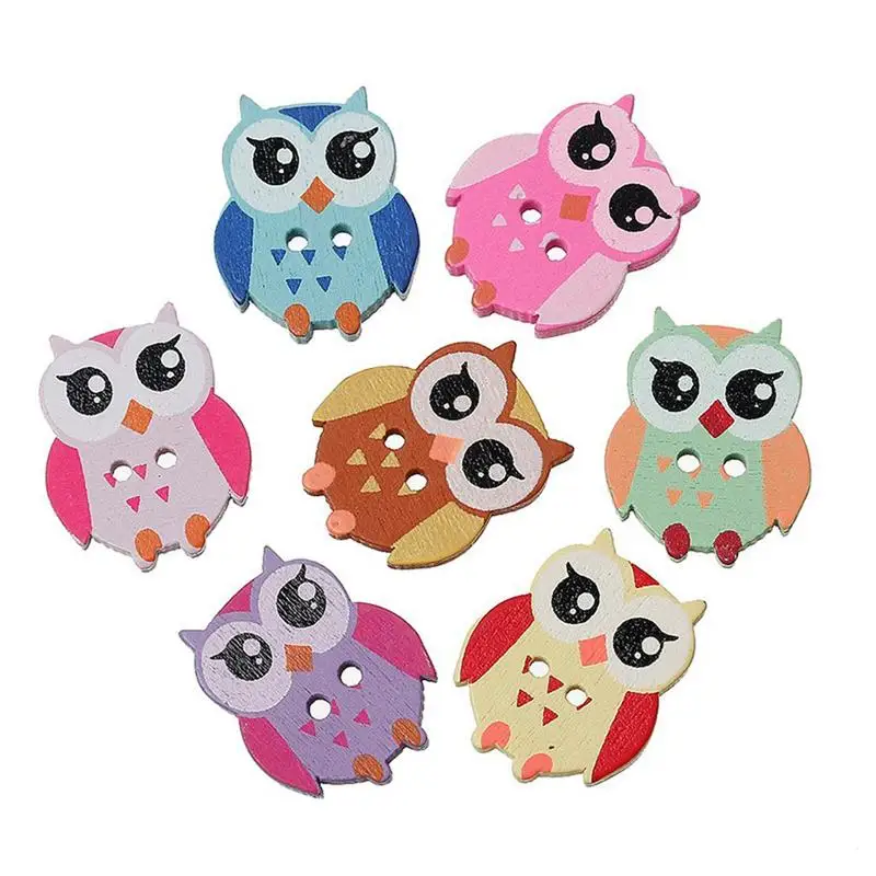 100pcs Owl Shape 2 Holes Botton Owl Wooden Buttons Sewing Scrapbooking Owl Pattern Decorative Buttons Random Colors Mixed
100pcs Owl Shape 2 Holes Botton Owl Wooden Buttons Sewing Scrapbooking Owl Pattern Decorative Buttons Random Colors Mixed