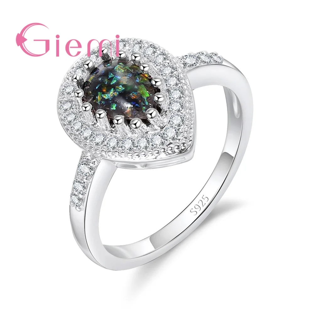 Luxury Water Drop Shape Texture Blue Green Crystal Stone 925 Sterling Silver Cubic Zirconia Ring For Fashion Women
Luxury Water Drop Shape Texture Blue Green Crystal Stone 925 Sterling Silver Cubic Zirconia Ring For Fashion Women