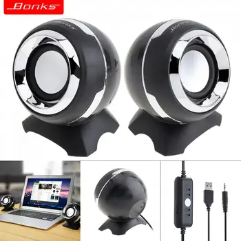 Bonks DX15 Portable USB2.0 Subwoofer Small Speaker with 3.5mm Audio Plug and USB Power Plug for Desktop PC / Laptop / MP3
Bonks DX15 Portable USB2.0 Subwoofer Small Speaker with 3.5mm Audio Plug and USB Power Plug for Desktop PC / Laptop / MP3