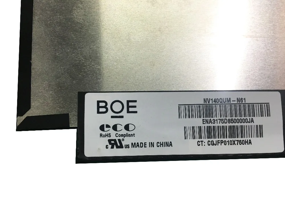 For BOE NV140QUM-N61 NV140QUM N61 LED Display LCD Screen Matrix for Laptop 14.0" 3840X2160 Matte Replacement
For BOE NV140QUM-N61 NV140QUM N61 LED Display LCD Screen Matrix for Laptop 14.0" 3840X2160 Matte Replacement