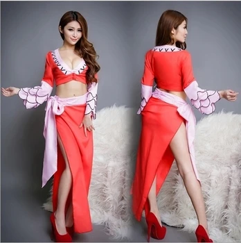 Hot One Piece Boa Hancock Cosplay Costume Party Dress Coat Cheongsam Custom-made Any Size Free Shipping NEW
Hot One Piece Boa Hancock Cosplay Costume Party Dress Coat Cheongsam Custom-made Any Size Free Shipping NEW