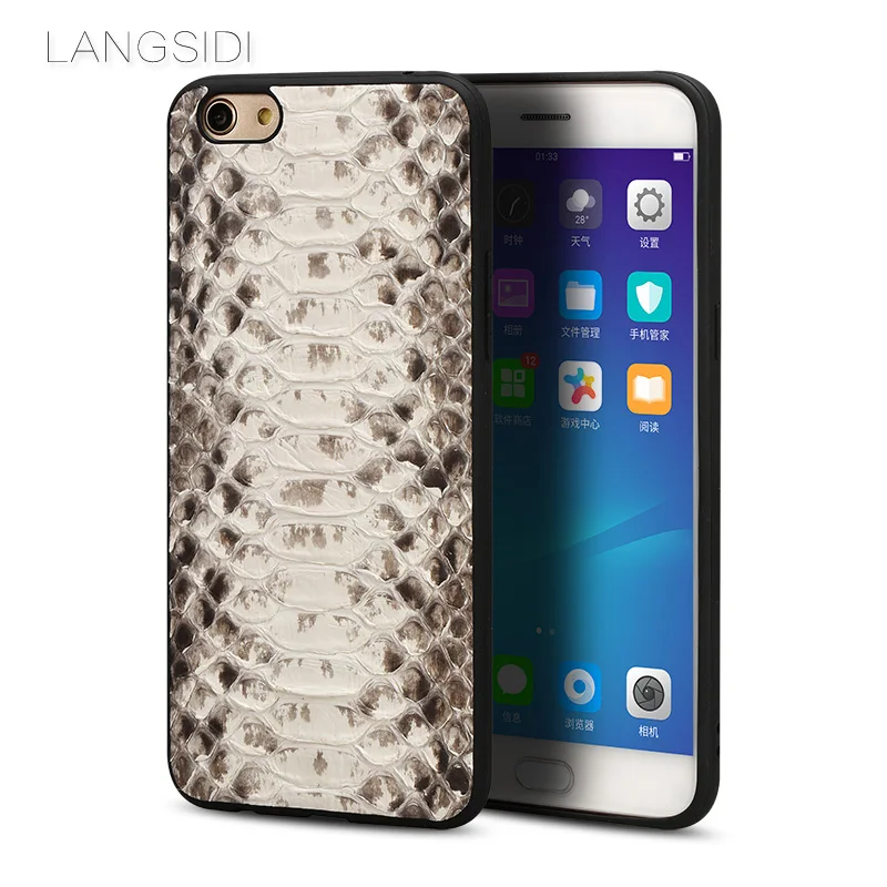 Wangcangli brand mobile phone case natural python skin phone cover For OPPO R9 Plus full handmade custom processing
Wangcangli brand mobile phone case natural python skin phone cover For OPPO R9 Plus full handmade custom processing