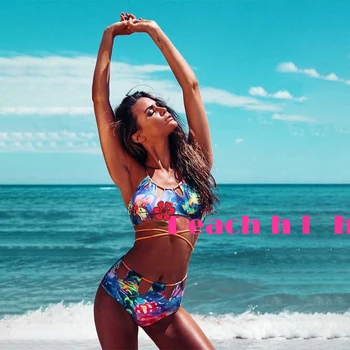 Sexy Swimsuit Floral High Waisted Bikini Girls Bathers Underwire Bikini Bandea Brazilian Bikini Set Push Up Swimwear Women
Sexy Swimsuit Floral High Waisted Bikini Girls Bathers Underwire Bikini Bandea Brazilian Bikini Set Push Up Swimwear Women