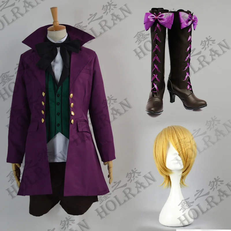 Black Butler Season 2 Earl Alois Trancy cosplay party anime Cosplay Costume Clothes Dress Set
Black Butler Season 2 Earl Alois Trancy cosplay party anime Cosplay Costume Clothes Dress Set