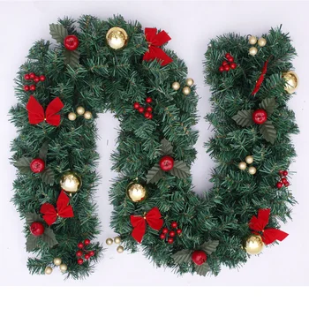 270 cm Christmas Rattan Green Christmas Decoration Mantle Artificial Flowers Christmas Decorations for Home Decorations Navidad
270 cm Christmas Rattan Green Christmas Decoration Mantle Artificial Flowers Christmas Decorations for Home Decorations Navidad