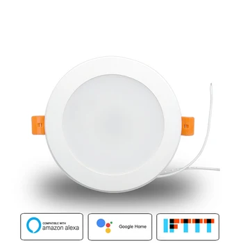 Boazsmart 4 inch WiFi Smart Led Downlight 10w RGBW Color Changing Voice APP Control Works with Alexa Google Home Assistant IFTTT
Boazsmart 4 inch WiFi Smart Led Downlight 10w RGBW Color Changing Voice APP Control Works with Alexa Google Home Assistant IFTTT