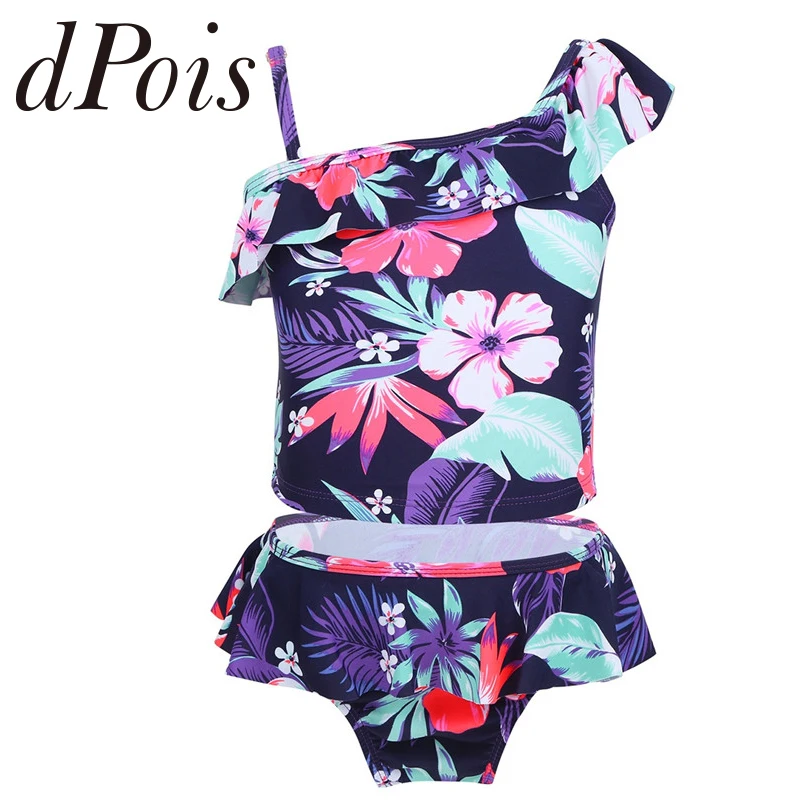 2PCS Kids Girls Tankini Ruffled One-shoulder Floral Printed Swimsuit Swimwear Bathing Suit Set Tops with Bottoms Swimming Suit
2PCS Kids Girls Tankini Ruffled One-shoulder Floral Printed Swimsuit Swimwear Bathing Suit Set Tops with Bottoms Swimming Suit