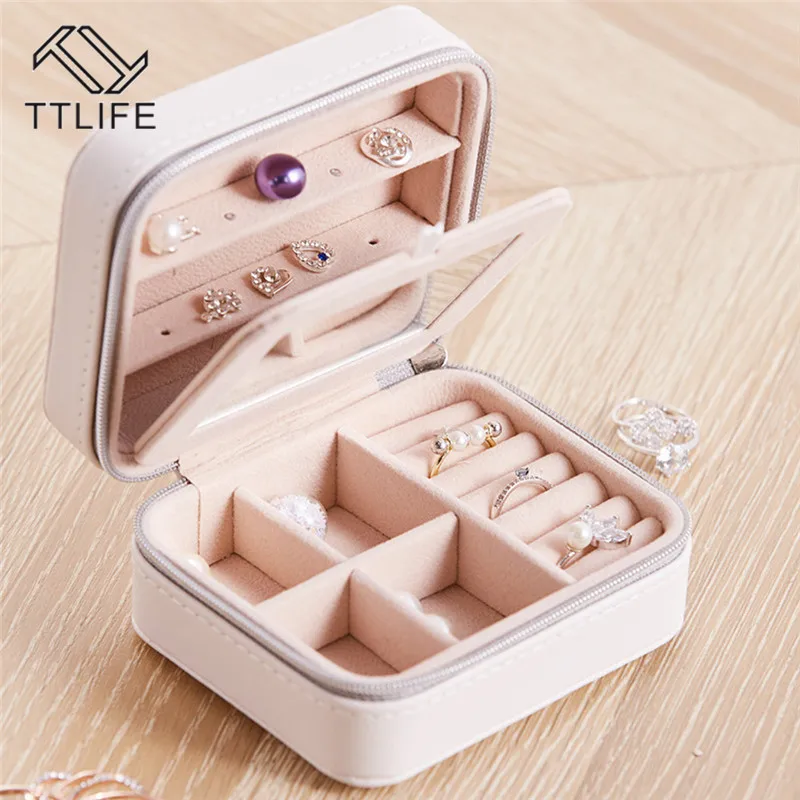 TTLIFE PU Leather Earrings Ring Earrings Pendant Jewelry Box Makeup with Zipper Storage Bag Fashion Foldable Cosmetic Bag Women
TTLIFE PU Leather Earrings Ring Earrings Pendant Jewelry Box Makeup with Zipper Storage Bag Fashion Foldable Cosmetic Bag Women