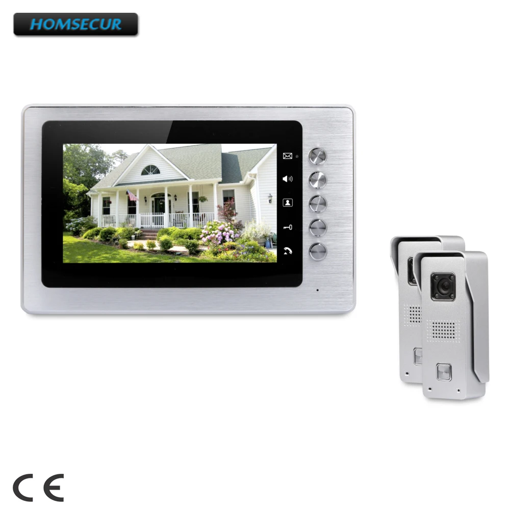 HOMSECUR 7inch Wired Video Door Entry Security Intercom with Intra-monitor Audio Intercom XC002+XM705
HOMSECUR 7inch Wired Video Door Entry Security Intercom with Intra-monitor Audio Intercom XC002+XM705