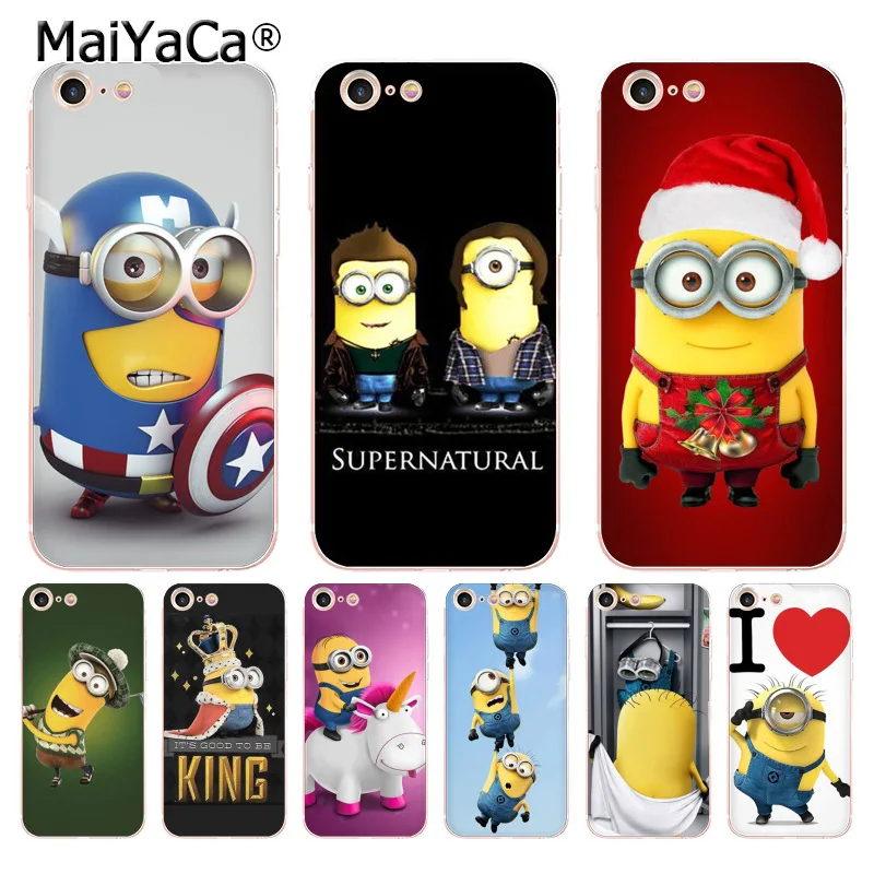 MaiYaCa Despicable Me Yellow Minion banana soft tpu phone case cover for Apple iPhone 8 7 6 6S Plus X 5 5S SE 5C 4 4S case funda
MaiYaCa Despicable Me Yellow Minion banana soft tpu phone case cover for Apple iPhone 8 7 6 6S Plus X 5 5S SE 5C 4 4S case funda