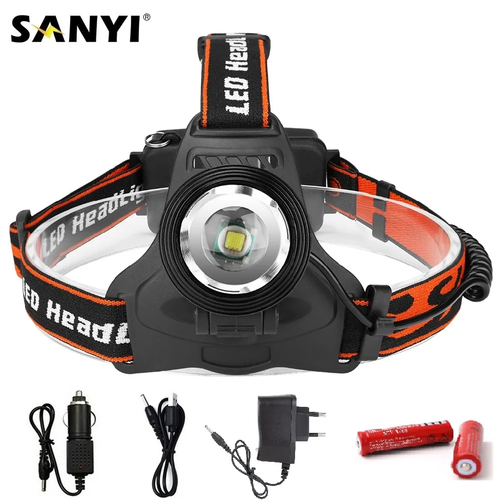 3 Modes LED Headlight Headlamp Zoomable Focus Head Flashlight 18650 Head Lamp Forehead Torch Lantern For Night Fishing Cycling
3 Modes LED Headlight Headlamp Zoomable Focus Head Flashlight 18650 Head Lamp Forehead Torch Lantern For Night Fishing Cycling
