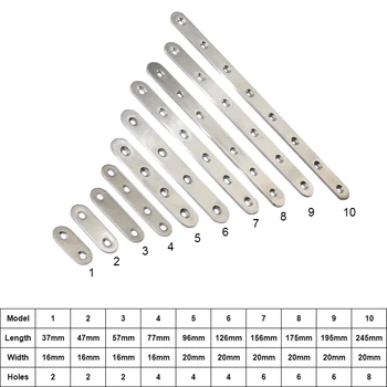 Stainless Steel Corner Code Straight Bracket Fixed Furniture Repair Connector Multisize Thick Angle Code with Screws
Stainless Steel Corner Code Straight Bracket Fixed Furniture Repair Connector Multisize Thick Angle Code with Screws