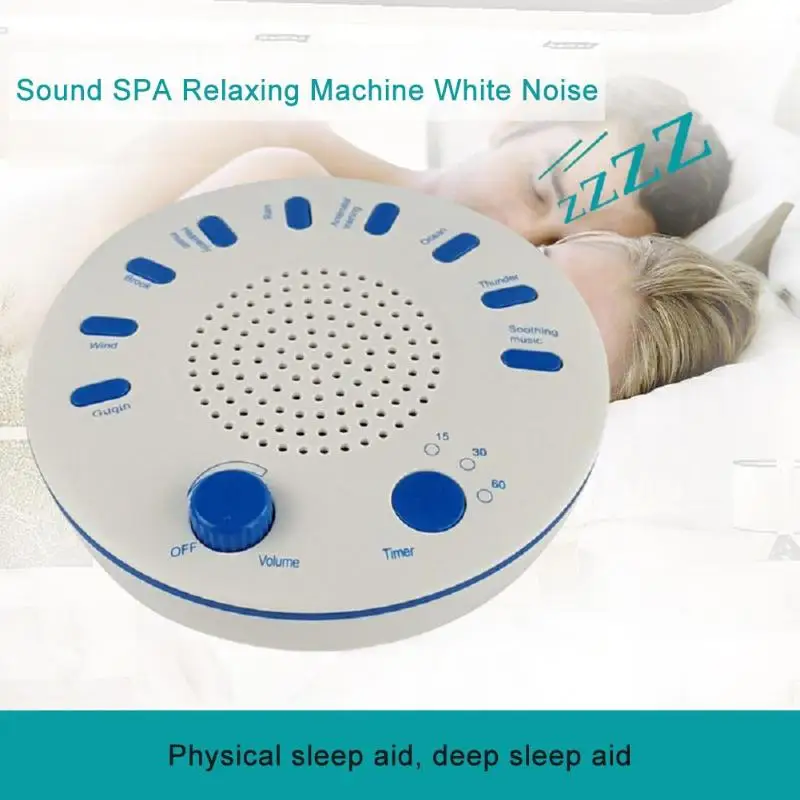USB White Noise Electronic Sleep Aid Machine Spa Sound Therapy Treatment Hypnotic Insomnia Physiotherapy Treatment for Insomnia
USB White Noise Electronic Sleep Aid Machine Spa Sound Therapy Treatment Hypnotic Insomnia Physiotherapy Treatment for Insomnia