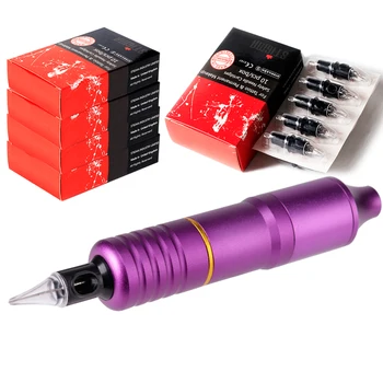 New professional Make up Kit tattoo machine with 50pcs needless Aluminum Alloy Tattoo Pen Motor Rotary Eyebrow Cartridge Pen
New professional Make up Kit tattoo machine with 50pcs needless Aluminum Alloy Tattoo Pen Motor Rotary Eyebrow Cartridge Pen