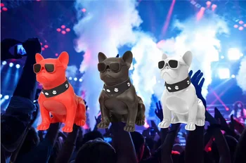 Rotating body bulldog sound Legal Bluetooth Audio Dog head bluetooth speaker Car mounted subwoofer Mobile phone audio
Rotating body bulldog sound Legal Bluetooth Audio Dog head bluetooth speaker Car mounted subwoofer Mobile phone audio