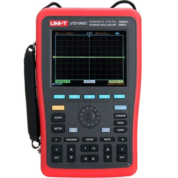 UNI-T UTD1062C 2 Channels 60MHz 250MS/s Handheld Portable Digital Multimeter Oscilloscope
UNI-T UTD1062C 2 Channels 60MHz 250MS/s Handheld Portable Digital Multimeter Oscilloscope