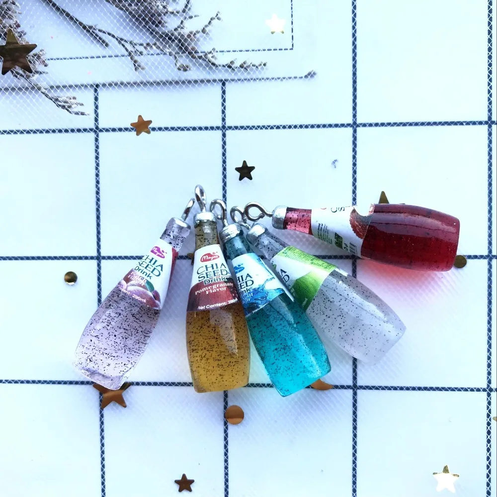 10pcs Kawaii resin Fashion Soda bottles Charms for DIY decoration neckalce earring key chain Jewelry Making
10pcs Kawaii resin Fashion Soda bottles Charms for DIY decoration neckalce earring key chain Jewelry Making