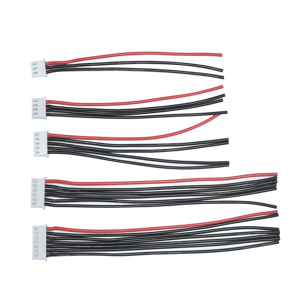 10pcs 15cm 20cm 2S 3S 4S 5S 6S Balance Charging Wire Cable 20 AWG Silicon JST-XH RC Lipo Battery | Игрушки и хобби