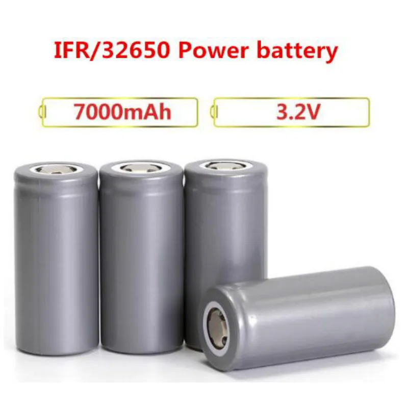 32650 3.2v 7000mAh lifepo4 rechargeable battery cell LiFePO4 5C discharge battery for Backup Power flashlight(1pc) 
32650 3.2v 7000mAh lifepo4 rechargeable battery cell LiFePO4 5C discharge battery for Backup Power flashlight(1pc)