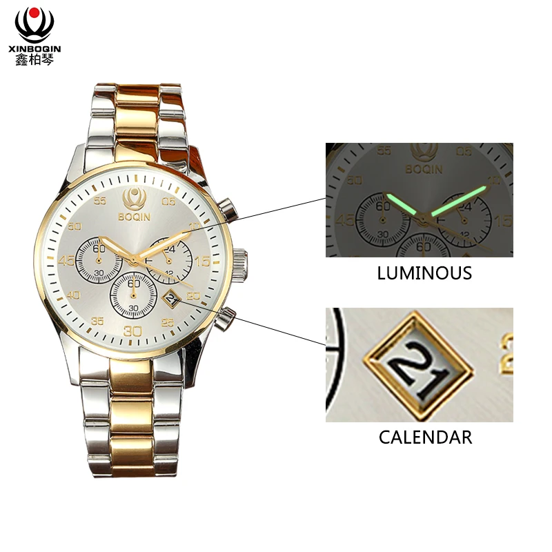2019 Luxury Brand BOQIN Men's Quartz Watches Simple Fashion Business Watch Waterproof Men's Calendar Wristwatch Reloj Hombre
2019 Luxury Brand BOQIN Men's Quartz Watches Simple Fashion Business Watch Waterproof Men's Calendar Wristwatch Reloj Hombre