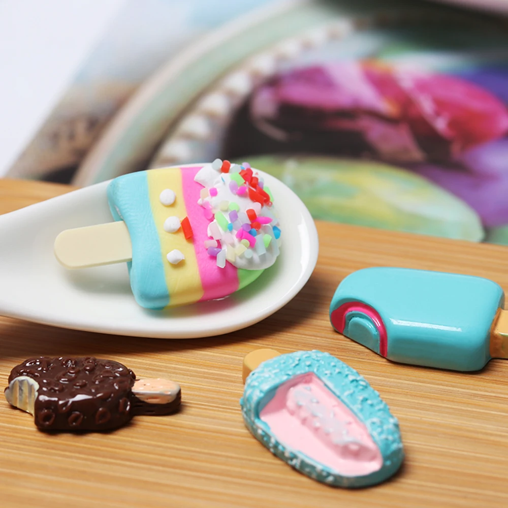 2019NEW 6pcs/set Dolls Miniature Pretend Toy Mini Ice Cream Bar Resin DIY Crunchy Ice-lolly Simulation Food For Doll Accessories
2019NEW 6pcs/set Dolls Miniature Pretend Toy Mini Ice Cream Bar Resin DIY Crunchy Ice-lolly Simulation Food For Doll Accessories