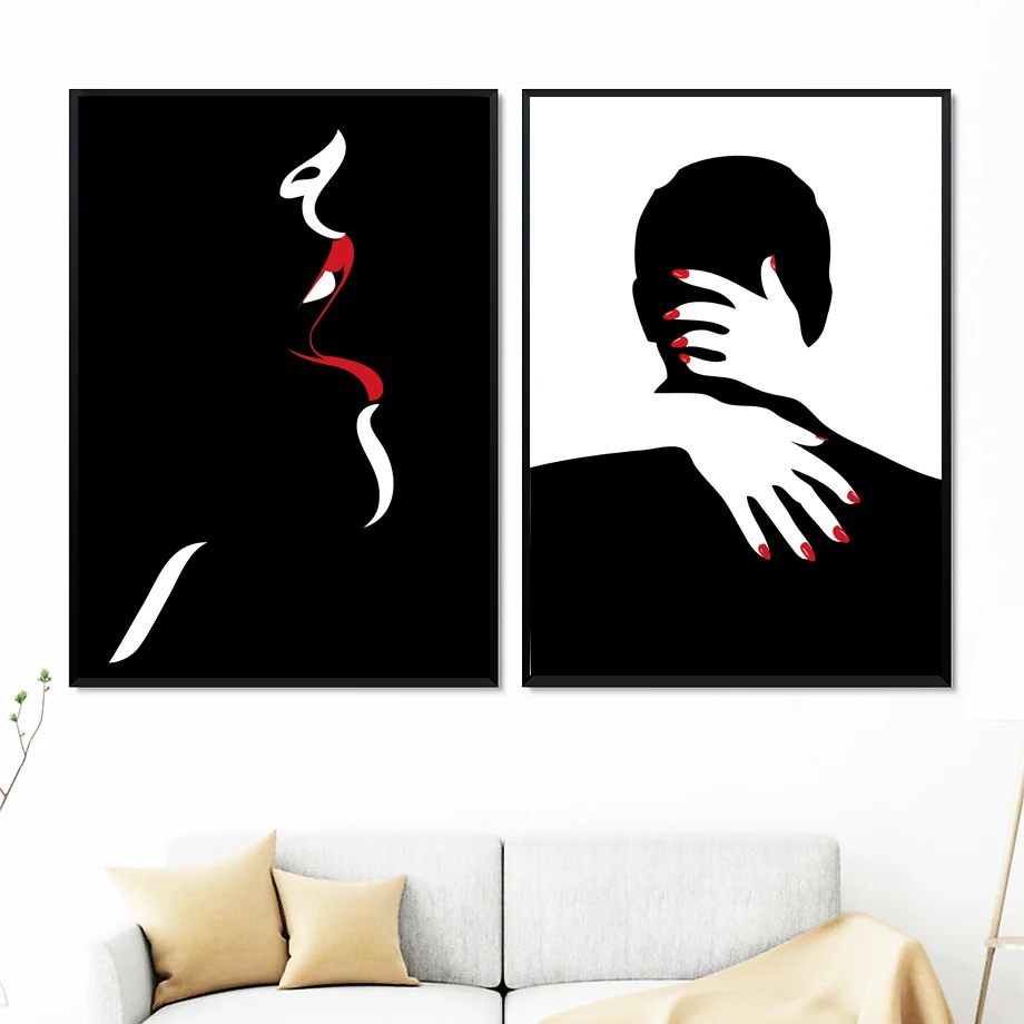 Woman Man Kiss Feather Wall Art Canvas Painting Nordic Posters And Prints Black White Wall Pictures For Living Room Home Decor
Woman Man Kiss Feather Wall Art Canvas Painting Nordic Posters And Prints Black White Wall Pictures For Living Room Home Decor