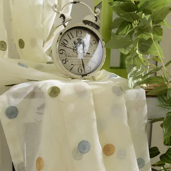 Circle Embroidered Sheer Curtains Dot Japanese And Korean Style Tulle Curtain for Living Room Cortinas Rideaux Pour Le Salon
Circle Embroidered Sheer Curtains Dot Japanese And Korean Style Tulle Curtain for Living Room Cortinas Rideaux Pour Le Salon
