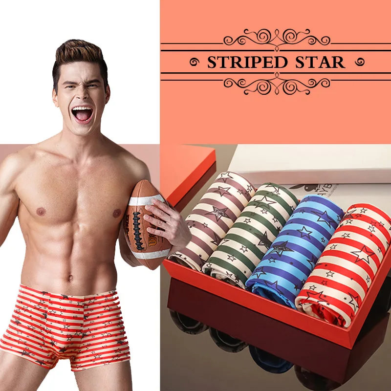 4Pcs/Lot Mens Underwear Boxers Men's Sexy Underpants Breathable Boxer For Mens Cotton Shorts Panties Calzoncillos boxeador
4Pcs/Lot Mens Underwear Boxers Men's Sexy Underpants Breathable Boxer For Mens Cotton Shorts Panties Calzoncillos boxeador
