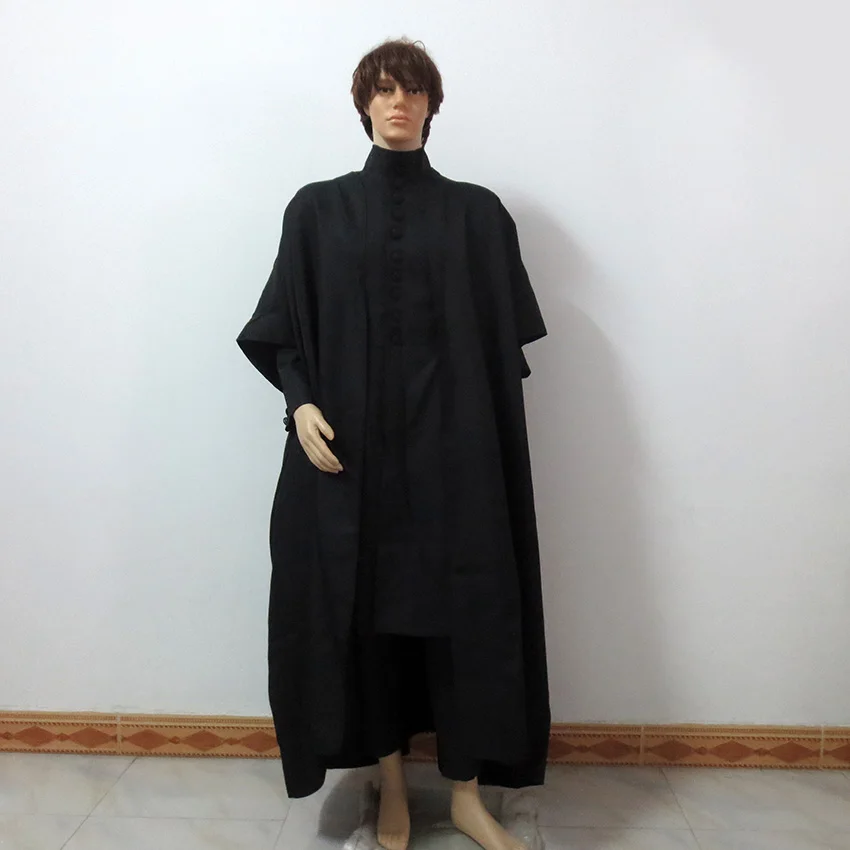 Hogwarts School Professor Severus Snape Christmas Party Halloween Uniform Outfit Cosplay Costume Customize Any Size
Hogwarts School Professor Severus Snape Christmas Party Halloween Uniform Outfit Cosplay Costume Customize Any Size