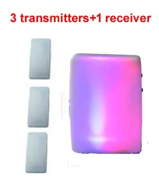XINSILU 3transmitters+1receiver New arrival smart home wireless remote flash Colorful music doorbell suitable for the deaf
XINSILU 3transmitters+1receiver New arrival smart home wireless remote flash Colorful music doorbell suitable for the deaf
