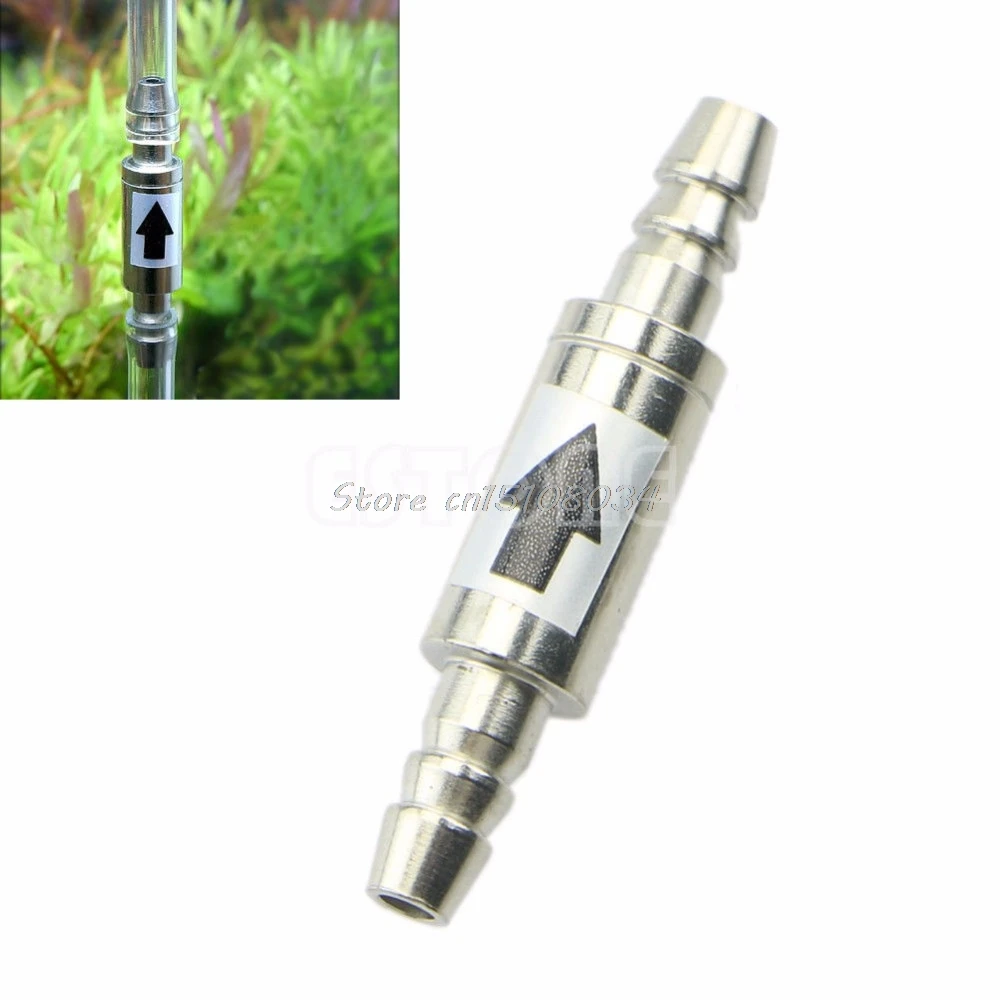 New Stainless Steel CO2 One Way Check Valve For Aquarium CO2 Diffuser Regulator S08 Drop ship
New Stainless Steel CO2 One Way Check Valve For Aquarium CO2 Diffuser Regulator S08 Drop ship