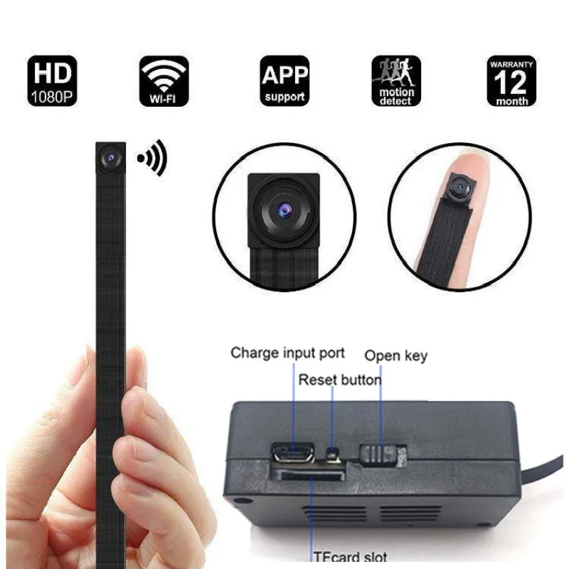 HD 1080P DIY Portable WiFi IP Mini Camera P2P Wireless Micro webcam Camcorder Video Recorder Support Remote View Hidden TF card
HD 1080P DIY Portable WiFi IP Mini Camera P2P Wireless Micro webcam Camcorder Video Recorder Support Remote View Hidden TF card