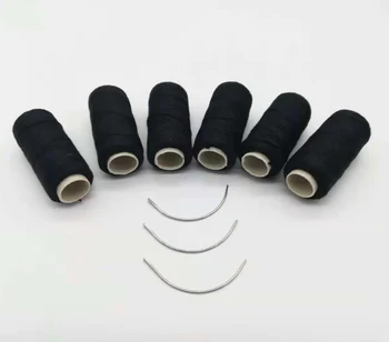 Freeshipping- 6pcs weaving thread and 3pcs type C hook needle high quality durable cotton Thread Weaving Hair Extension Tools
Freeshipping- 6pcs weaving thread and 3pcs type C hook needle high quality durable cotton Thread Weaving Hair Extension Tools