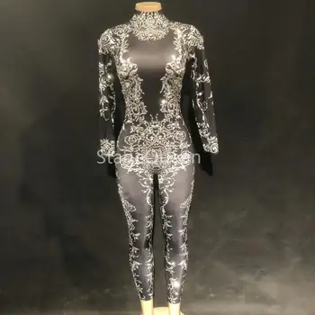 Women Sexy Gold Rhinestones Jumpsuit Performance Outfit Female Singer Leggings Nude Black Big Crystals Costume Dance Bodysuit
Women Sexy Gold Rhinestones Jumpsuit Performance Outfit Female Singer Leggings Nude Black Big Crystals Costume Dance Bodysuit