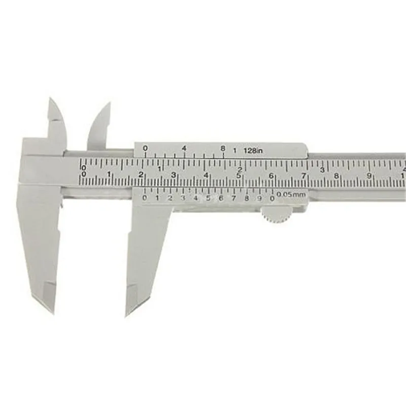 Gray 150mm Mini Plastic Sliding Vernier Caliper Gauge Measure Tool Ruler T1269 P0.11
Gray 150mm Mini Plastic Sliding Vernier Caliper Gauge Measure Tool Ruler T1269 P0.11