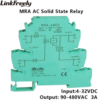 MRA-48D3 3A Smart Programmable Solid State Relay Board DC AC Input: 3V 5V 12V 24V 32VDC Interface Voltage SSR Relay Module Mini
MRA-48D3 3A Smart Programmable Solid State Relay Board DC AC Input: 3V 5V 12V 24V 32VDC Interface Voltage SSR Relay Module Mini