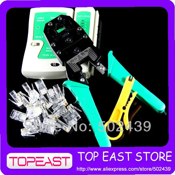 Portable RJ45 RJ11 RJ12 Wire Cable Crimper Crimp Cutting Stripper PC Network Hand Tool Pliers and Cable Tester Free Shipping
Portable RJ45 RJ11 RJ12 Wire Cable Crimper Crimp Cutting Stripper PC Network Hand Tool Pliers and Cable Tester Free Shipping
