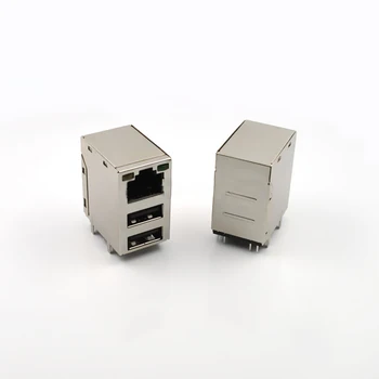 50pcs Host Network Interface With LED Lights Shield All-inclusive RJ45 Double USB For PCB Inserted Computer Motherboard
50pcs Host Network Interface With LED Lights Shield All-inclusive RJ45 Double USB For PCB Inserted Computer Motherboard